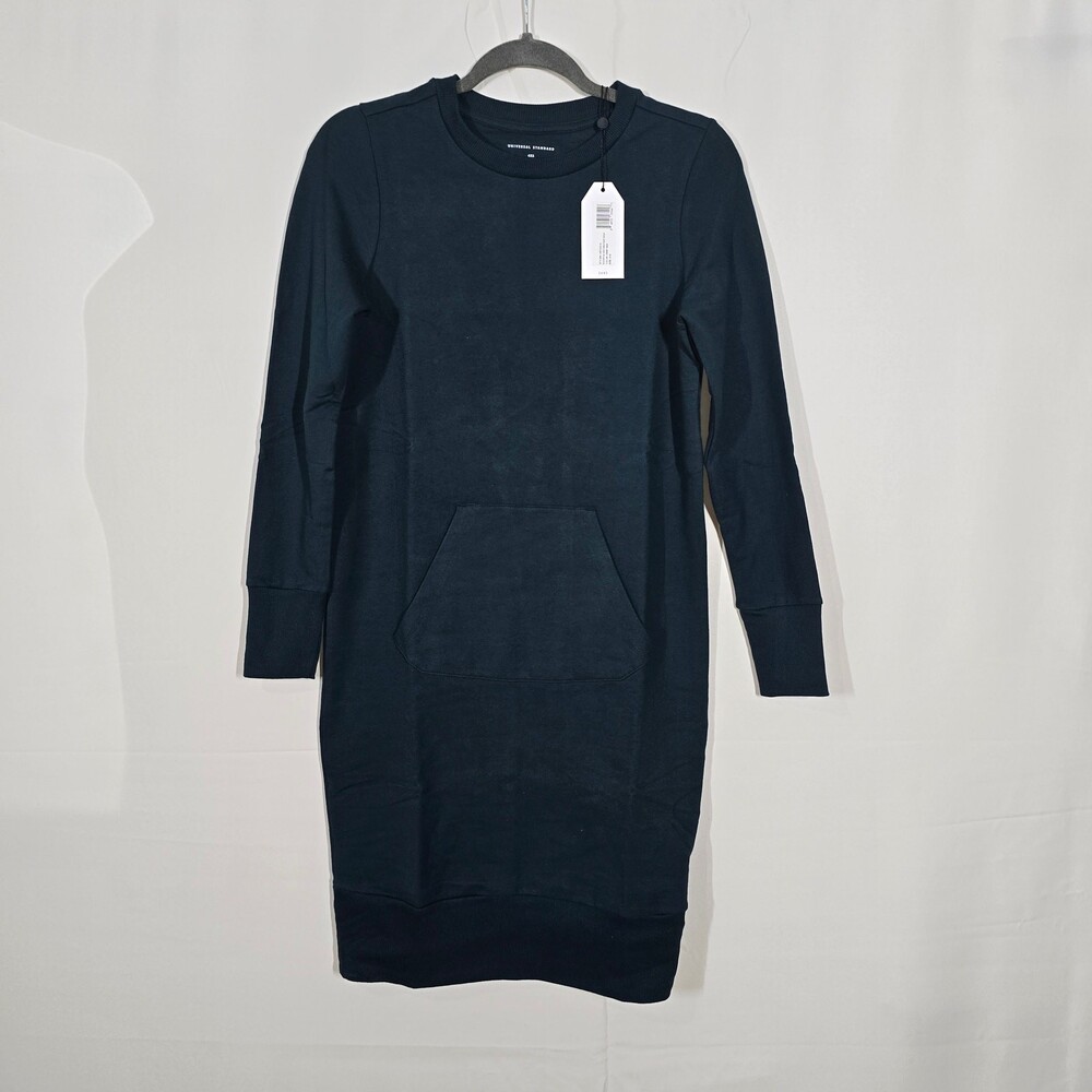 Universal Standard Deep Sea Green Bree Sweatshirt Dress 4XS(0/00)